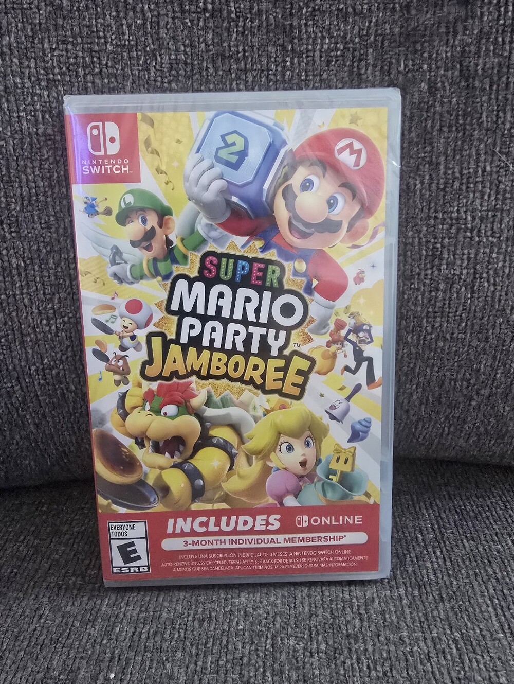Nintendo Switch Super Mario Party Jamboree - Red & Multicolor Artwork